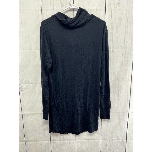 Dash by Kardashian Cowl Neck Tissue Ruched Long Sleeve Large - Picture 2 of 2